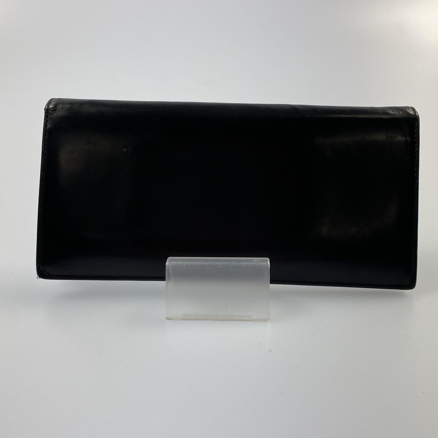 【中古】Jean Paul Gaultier | ジャンポール・ゴルチェ メタルプレート 長財布 年式:90s ブラック