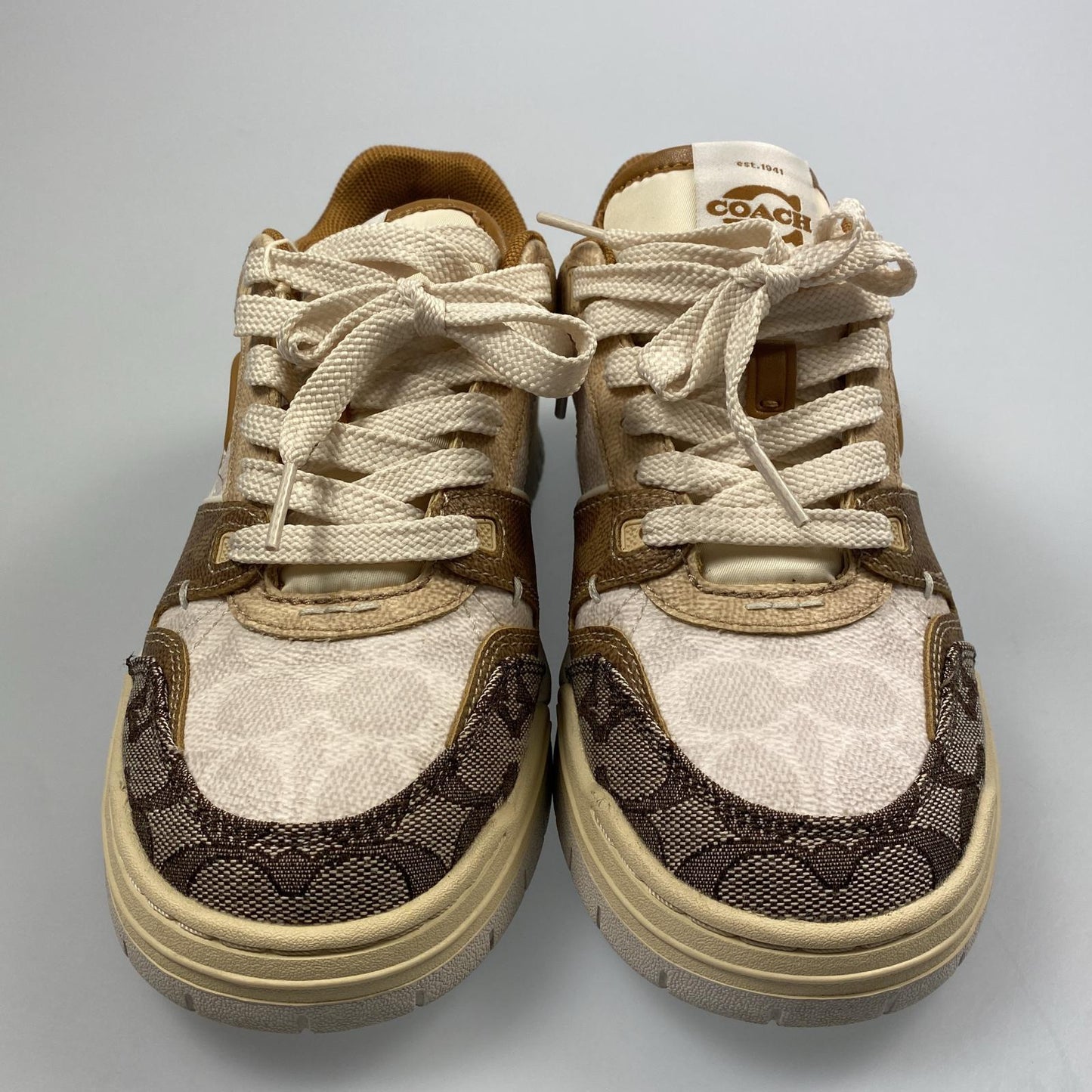 【中古】COACH | コーチ ソーホースニーカーミックスドシグネチャー スニーカー CAQ23 サイズ:23.0cm 23cm