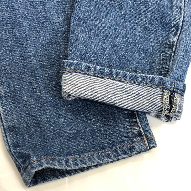 【中古】SAINT LAURENT | サンローラン D02 M/SK-LW デニムパンツ 527389 YA893 2018年モデル W:26 国内正規品 リペア加工 ネイビー