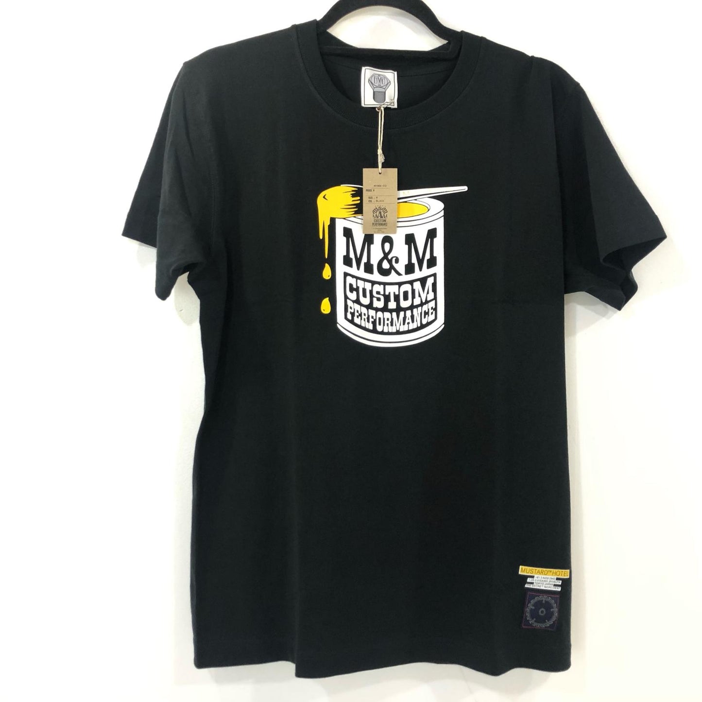 【中古】M&M CUSTOM PERFORMANCE | エムアンドエムカスタムパフォーマンス MUSTARD HOTEL TEE 半袖Tシャツ MHMM-02 ブラック サイズ:M