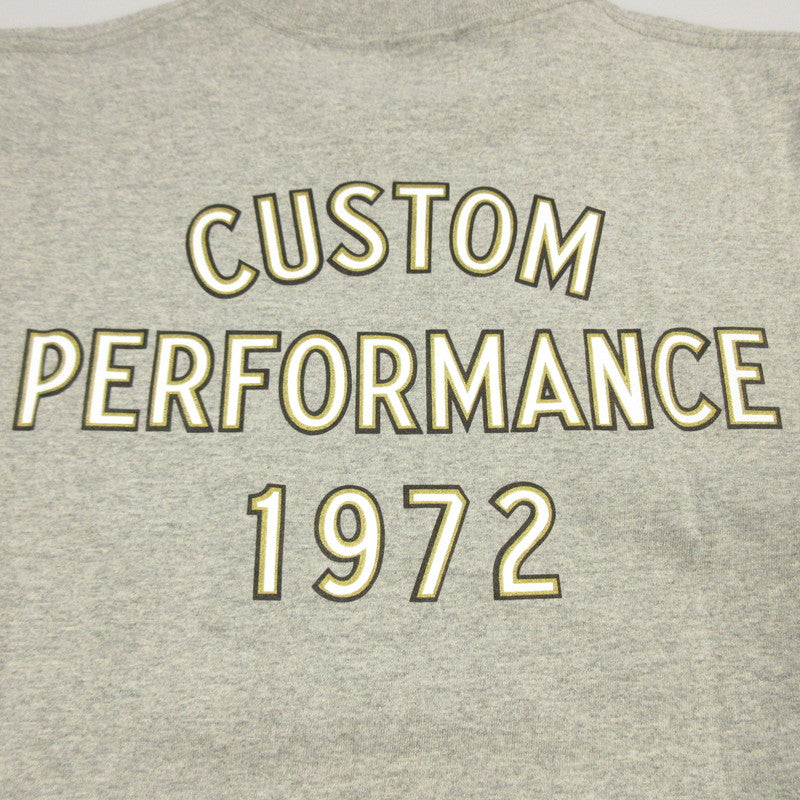 【中古】M&M CUSTOM PERFORMANCE | エムアンドエムカスタムパフォーマンス PRINT S/S T-SHIRT 半袖Tシャツ 20-MT-013 グレー サイズ:L