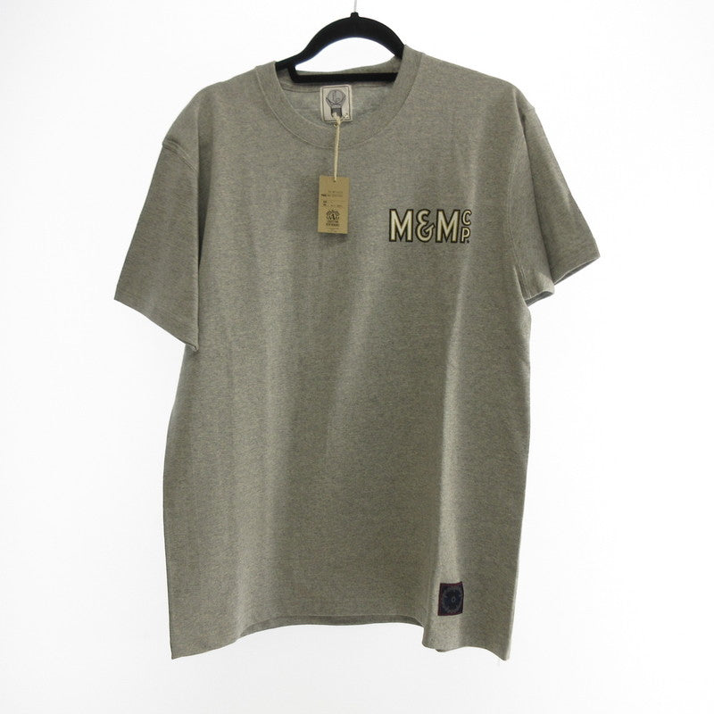 【中古】M&M CUSTOM PERFORMANCE | エムアンドエムカスタムパフォーマンス PRINT S/S T-SHIRT 半袖Tシャツ 20-MT-013 グレー サイズ:L