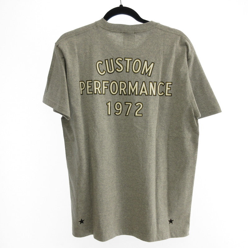 【中古】M&M CUSTOM PERFORMANCE | エムアンドエムカスタムパフォーマンス PRINT S/S T-SHIRT 半袖Tシャツ 20-MT-013 グレー サイズ:L