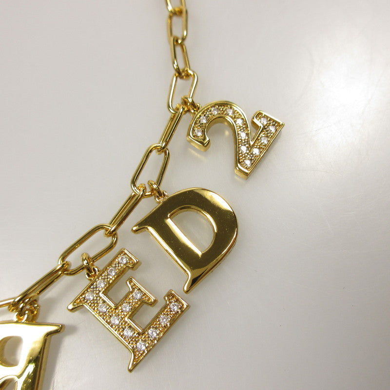 【中古】DSQUARED2 | ディースクエアード Logo Chokers ネックレス NEW0134594000017043 ゴールド