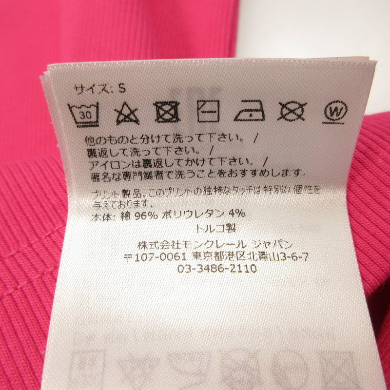 【中古】MONCLER | モンクレール CANOTTA タンクトップ I10938P00001 89A0D 国内正規品 ピンク サイズ:S