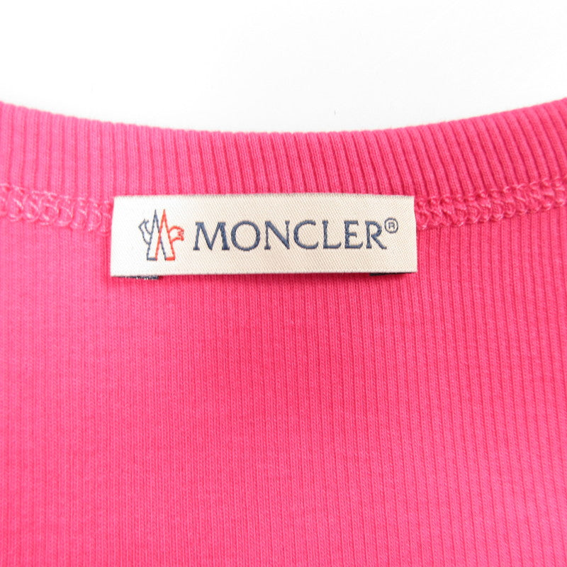【中古】MONCLER | モンクレール CANOTTA タンクトップ I10938P00001 89A0D 国内正規品 ピンク サイズ:L