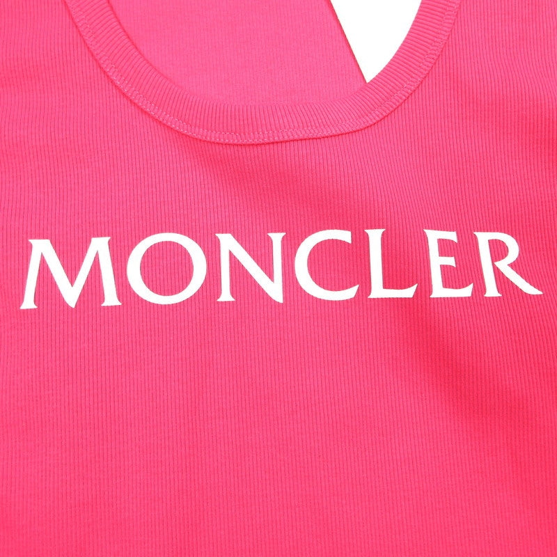 【中古】MONCLER | モンクレール CANOTTA タンクトップ I10938P00001 89A0D 国内正規品 ピンク サイズ:L