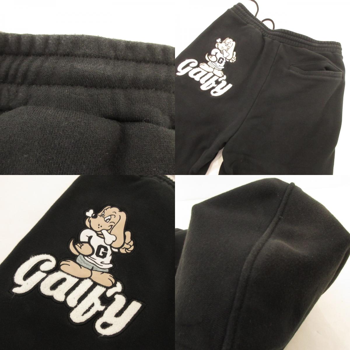【中古】GALFY | ガルフィー 2代目わんわん大学 セットアップ 123001 ブラック サイズ:L