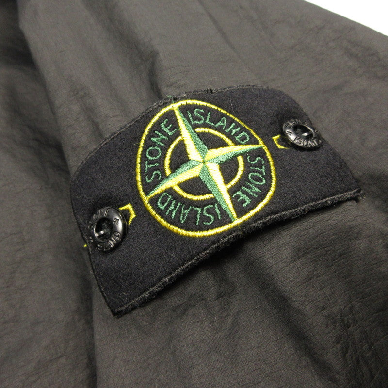 【中古】STONE ISLAND | ストーンアイランド MEMBRANA 3L TC ナイロンジャケット 801541123 国内正規品 ガーメントダイ加工 ブラック サイズ:M