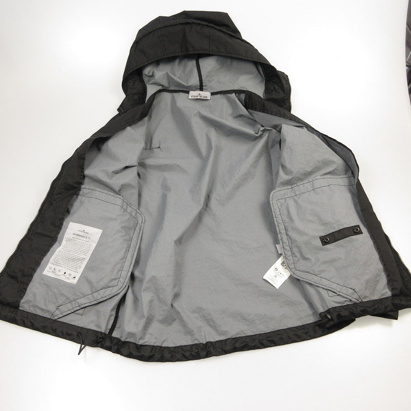 【中古】STONE ISLAND | ストーンアイランド MEMBRANA 3L TC ナイロンジャケット 801541123 国内正規品 ガーメントダイ加工 ブラック サイズ:M