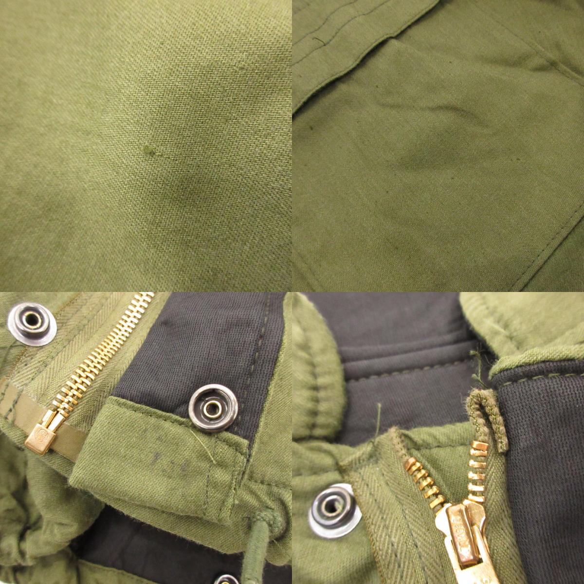 【中古】MILITARY衣料 | ミリタリーイリョウ Chemical Protective Suit ミリタリージャケット 8415-00-407-1062 U.S.ARMY オリーブ サイズ:L