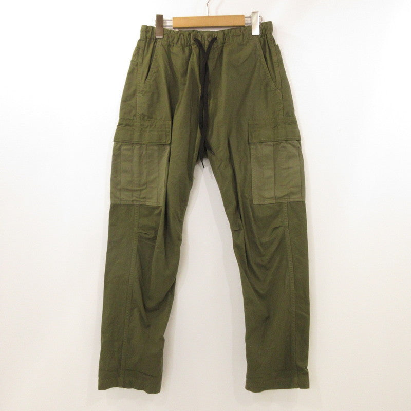 【中古】orSlow | オアスロウ EASY CARGO PANTS カーゴパンツ オリーブ サイズ:M