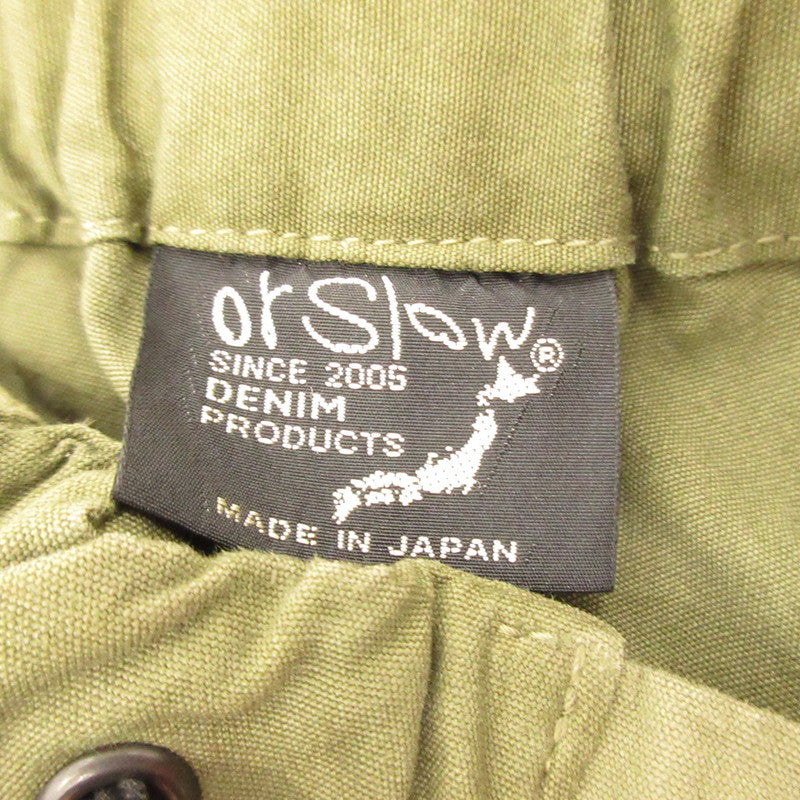 【中古】orSlow | オアスロウ EASY CARGO PANTS カーゴパンツ オリーブ サイズ:M
