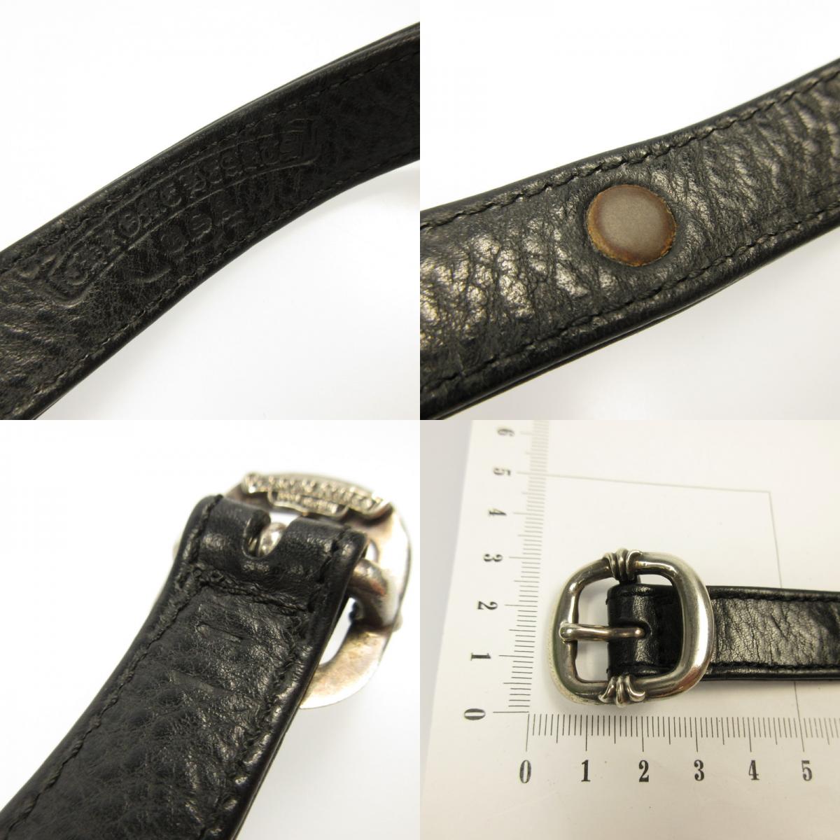 【中古】CHROME HEARTS | クロムハーツ GUNSLINGER ブレスレット ブラック