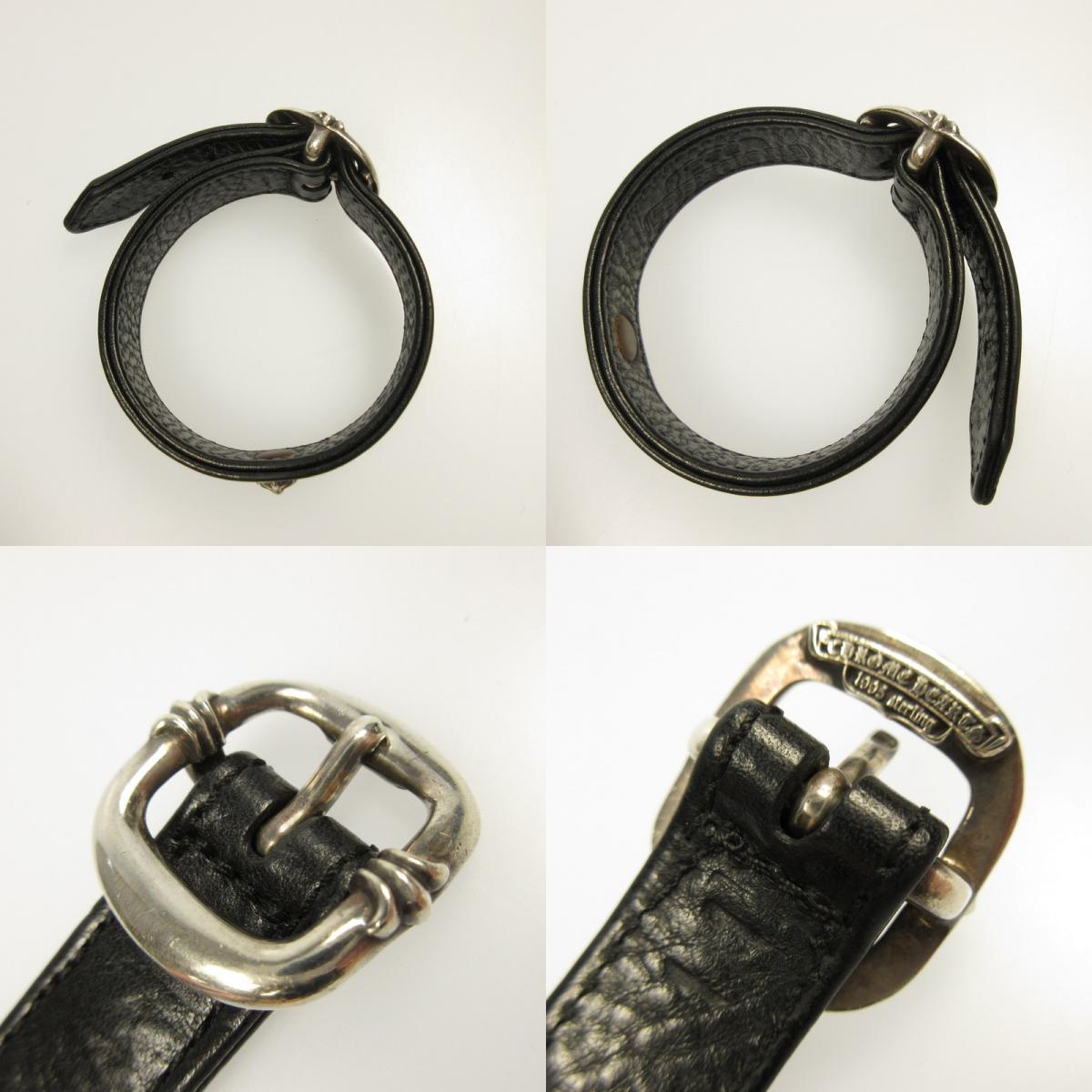 【中古】CHROME HEARTS | クロムハーツ GUNSLINGER ブレスレット ブラック