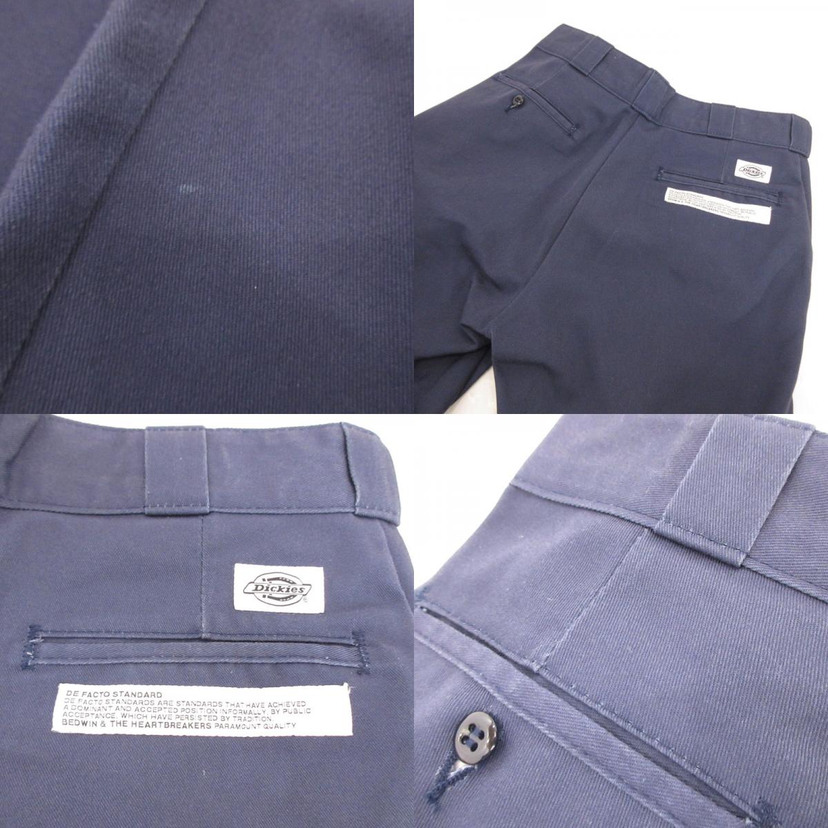 【中古】BEDWIN | ベドウィン 10L DICKIES T/C PANTS 'THUNDERS' パンツ ネイビー サイズ:1