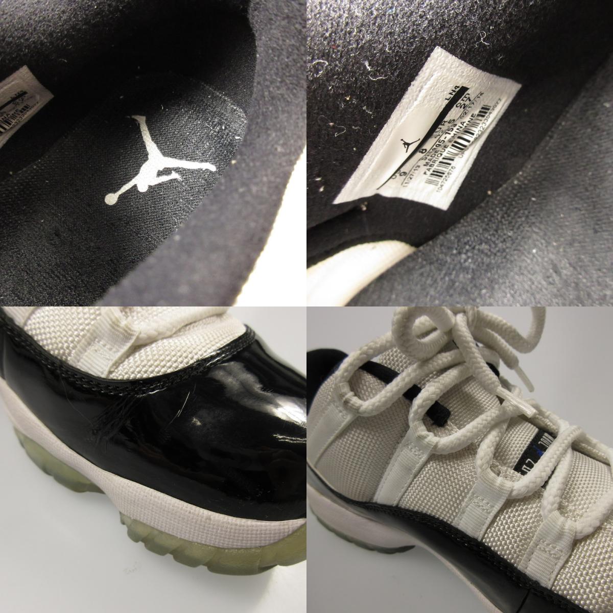 【中古】NIKE | ナイキ AIR JORDAN 11 RETRO LOW CONCORD スニーカー 528895-153 ホワイト 27cm