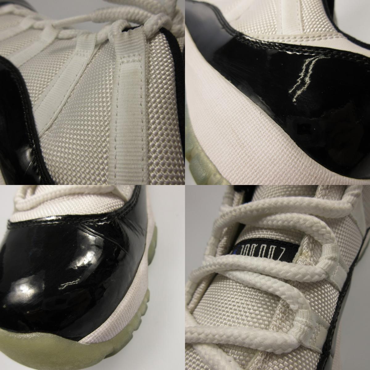 【中古】NIKE | ナイキ AIR JORDAN 11 RETRO LOW CONCORD スニーカー 528895-153 ホワイト 27cm