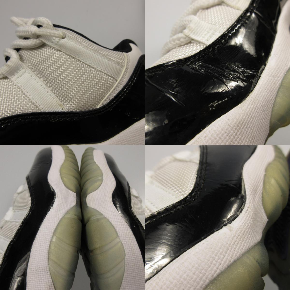 【中古】NIKE | ナイキ AIR JORDAN 11 RETRO LOW CONCORD スニーカー 528895-153 ホワイト 27cm