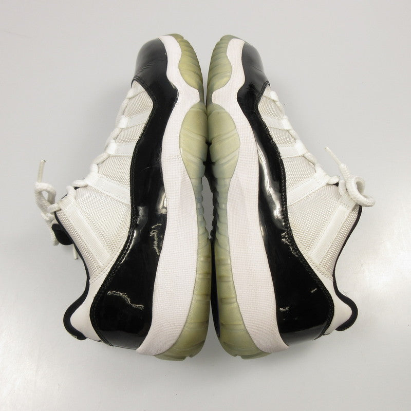 【中古】NIKE | ナイキ AIR JORDAN 11 RETRO LOW CONCORD スニーカー 528895-153 ホワイト 27cm