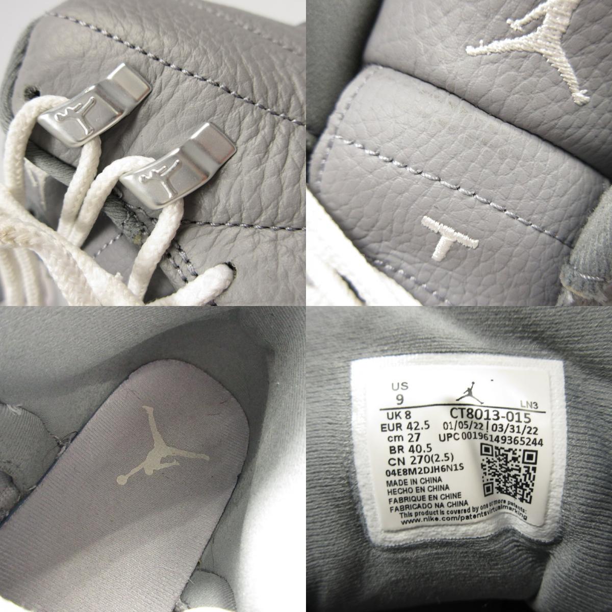 【中古】NIKE | ナイキ Air Jordan 12 Retro 'Stealth' スニーカー CT8013-015 グレー 27cm
