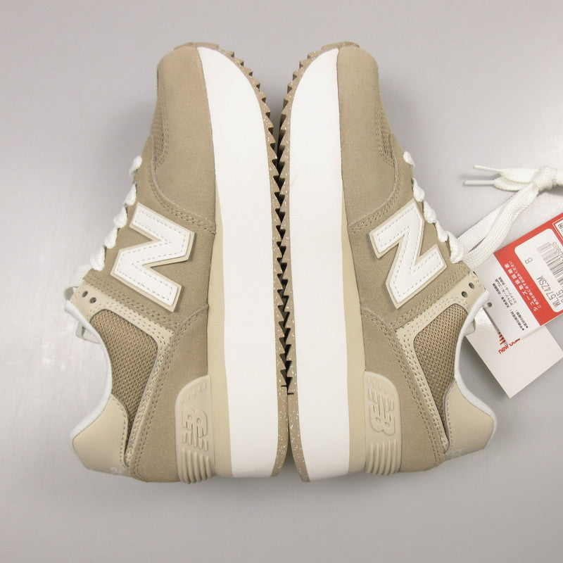 【中古】NEW BALANCE | ニューバランス スニーカー WL574ZSM ブラウン 24.5cm