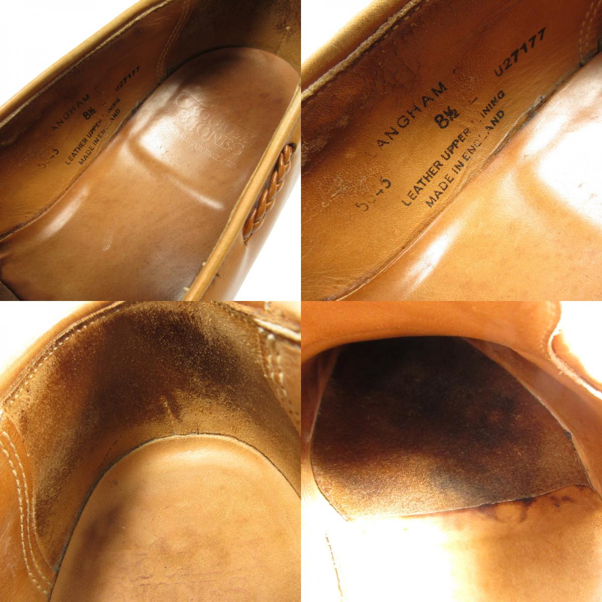 【中古】CROCKETT&JONES | クロケットアンドジョーンズ LANGHAM2 その他靴 5645 UK8.5(27.5cm程度) ブラウン