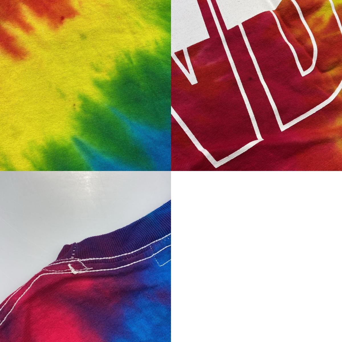 【中古】WIND AND SEA | ウィンダンシーウインダンシー LONG SLEEVE CUT-SEWN TIEDIE 長袖Tシャツ WDS-CS-121 年式:2019S/S マルチカラー サイズ:L