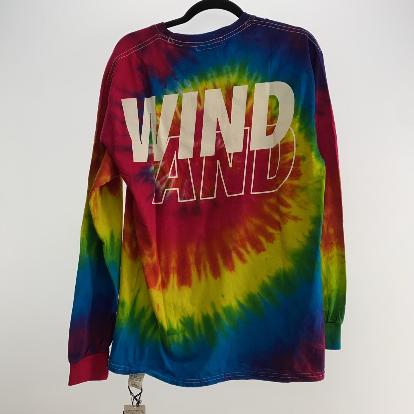 【中古】WIND AND SEA | ウィンダンシーウインダンシー LONG SLEEVE CUT-SEWN TIEDIE 長袖Tシャツ WDS-CS-121 年式:2019S/S マルチカラー サイズ:L