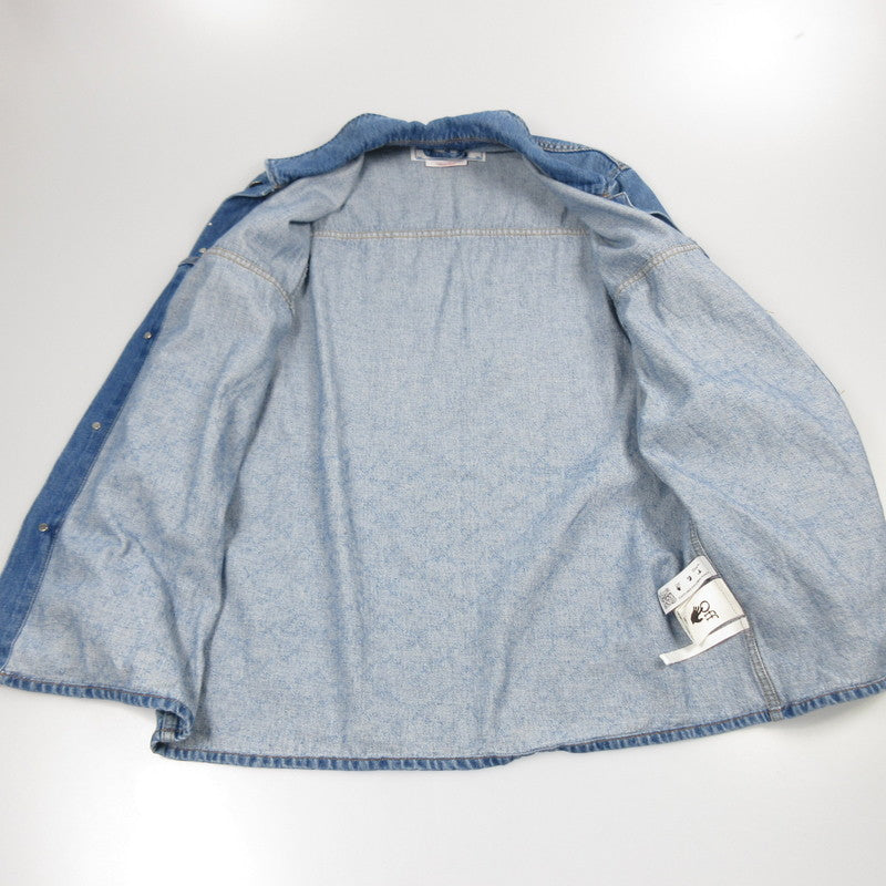 【中古】OFF-WHITE | オフホワイト Monogram Denim Shirt デニム OMYD040S22DEN002 並行品 ブルー サイズ:S