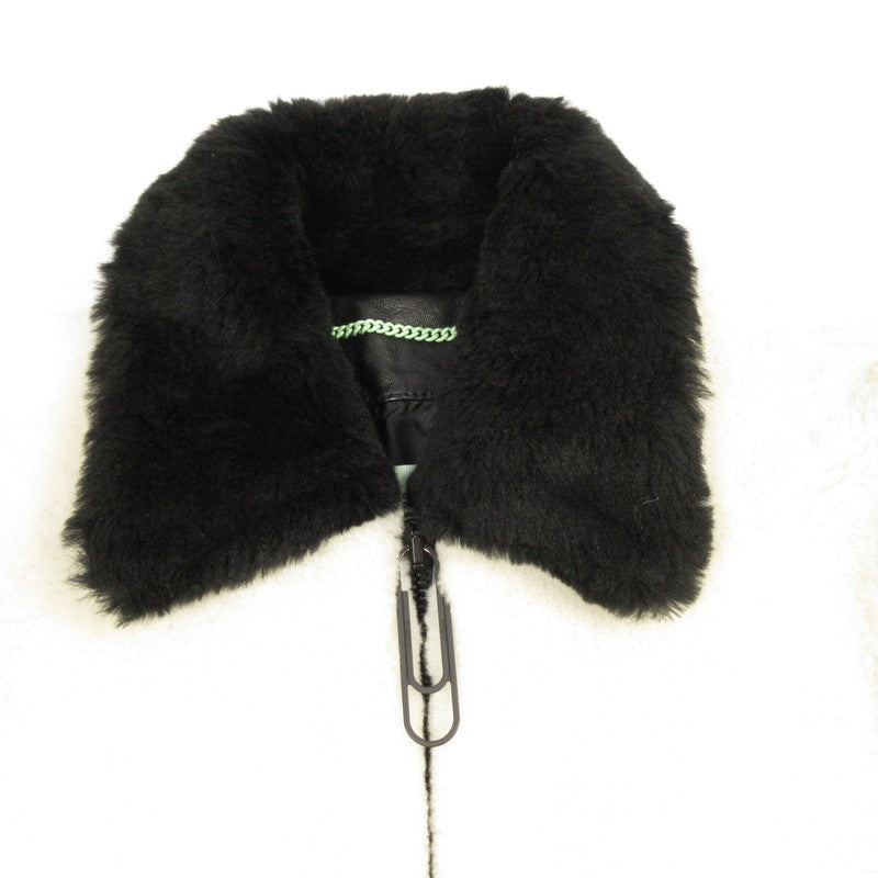 【中古】OFF-WHITE | オフホワイト SHEARLING BOMBER その他アウター OMJA015F18A33023 並行品 ホワイト サイズ:M