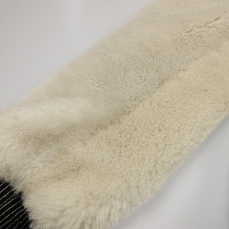 【中古】OFF-WHITE | オフホワイト SHEARLING BOMBER その他アウター OMJA015F18A33023 並行品 ホワイト サイズ:M