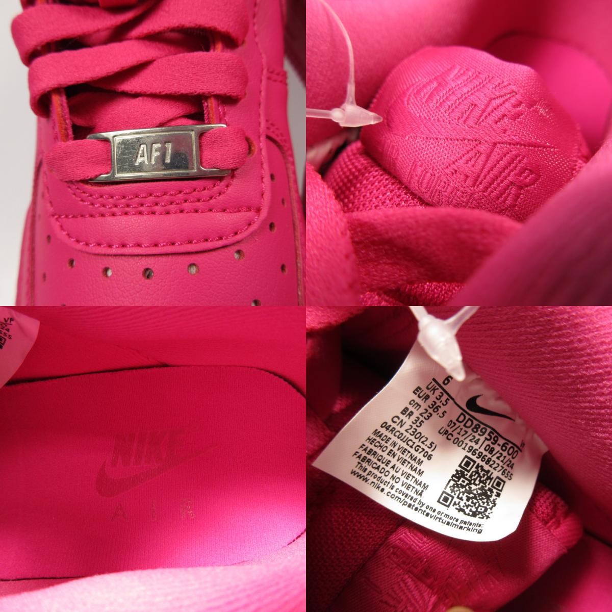 【中古】NIKE | ナイキ WMNS AIR FORCE 1 '07 FIREBERRY スニーカー DD8959-600 ピンク 23cm