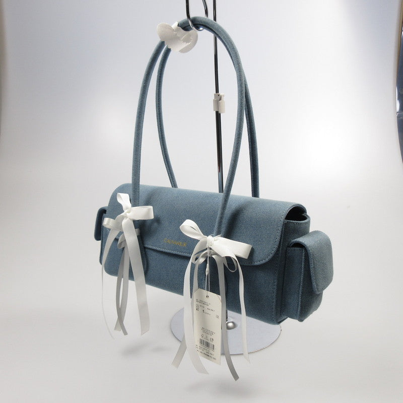 【中古】 BOSTON RIBBON DENIM BAG ハンドバッグ 592521900101-01 ブルー