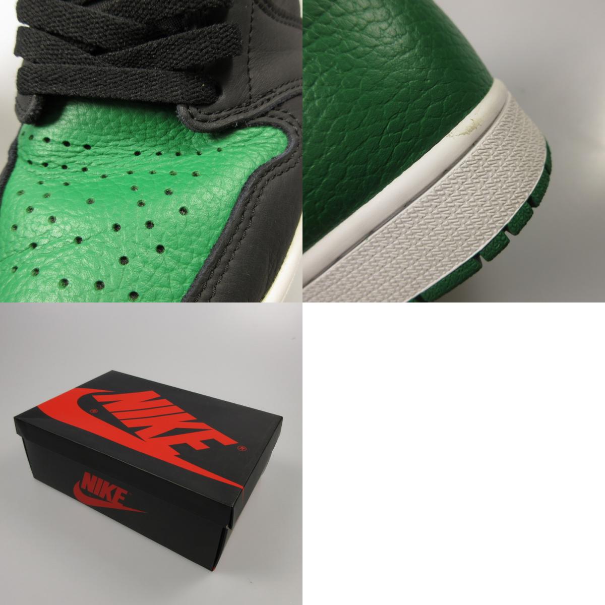 【中古】NIKE | ナイキ AIR JORDAN 1 RETRO HIGH OG スニーカー 555088-030 グリーン 26.5cm