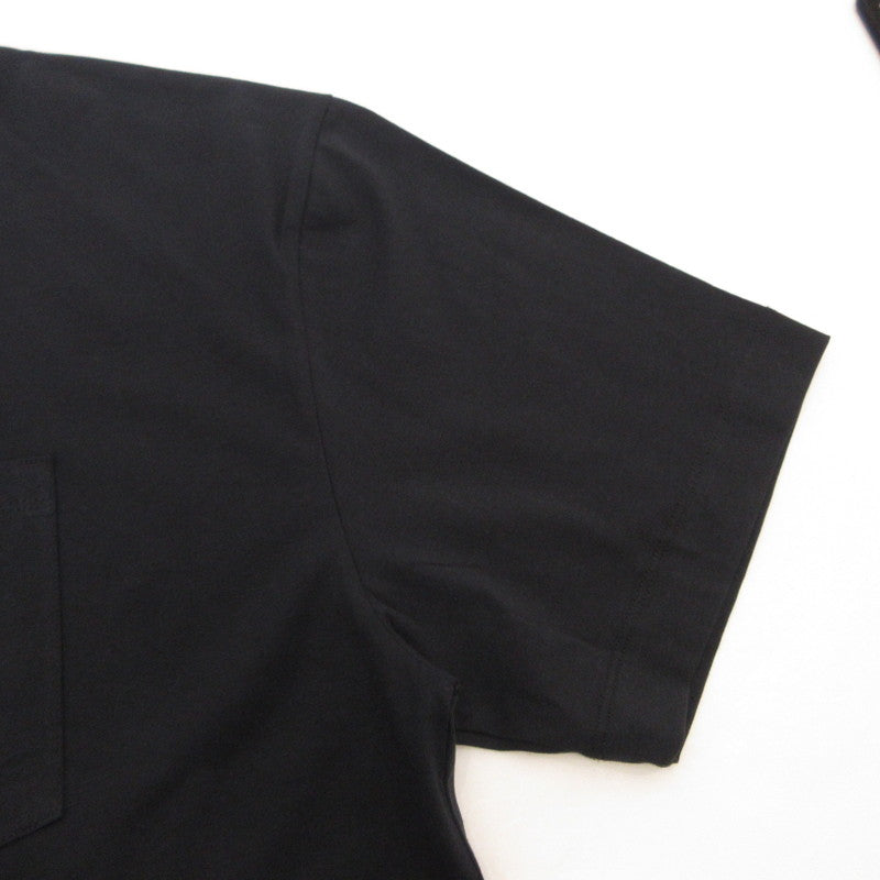 【中古】Etudes Studio | エチュードスタジオ Stencil Logo Relax Pocket T-Shirt 半袖Tシャツ H24MMTSH147-99 ブラック サイズ:L