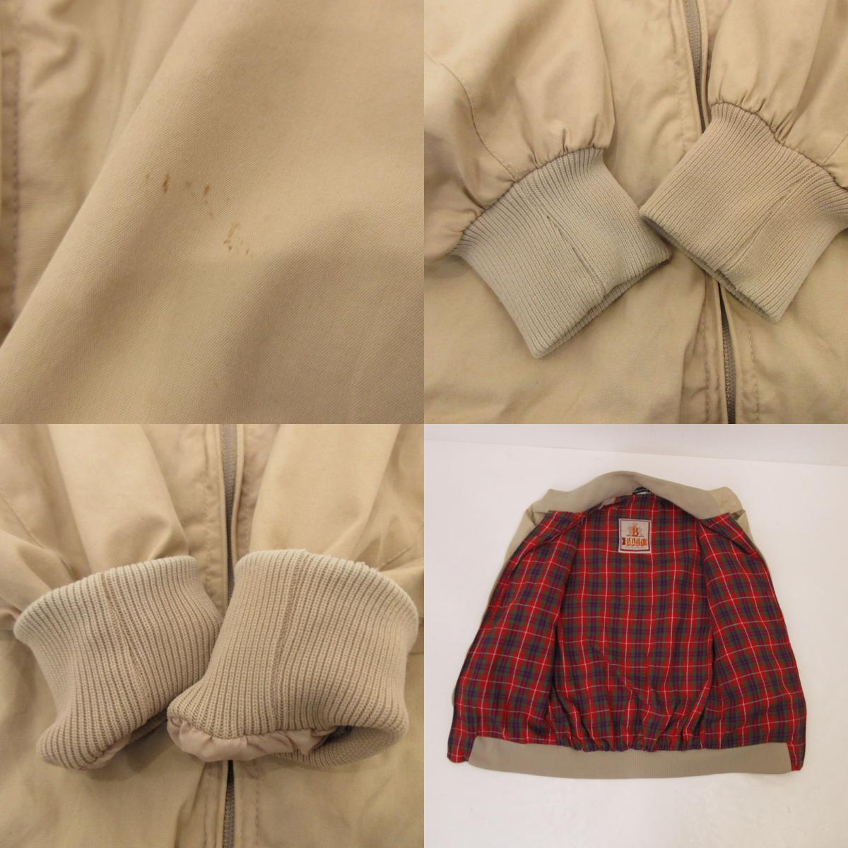 【中古】BARACUTA | バラクータ G9 スイングトップ デスモンド期/AEROジッパー70s~80s ベージュ サイズ:34