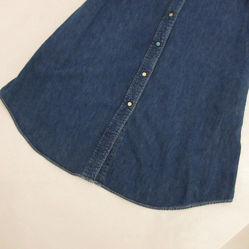 【中古】orSlow | オアスロウ ワンピース ブルー サイズ:1