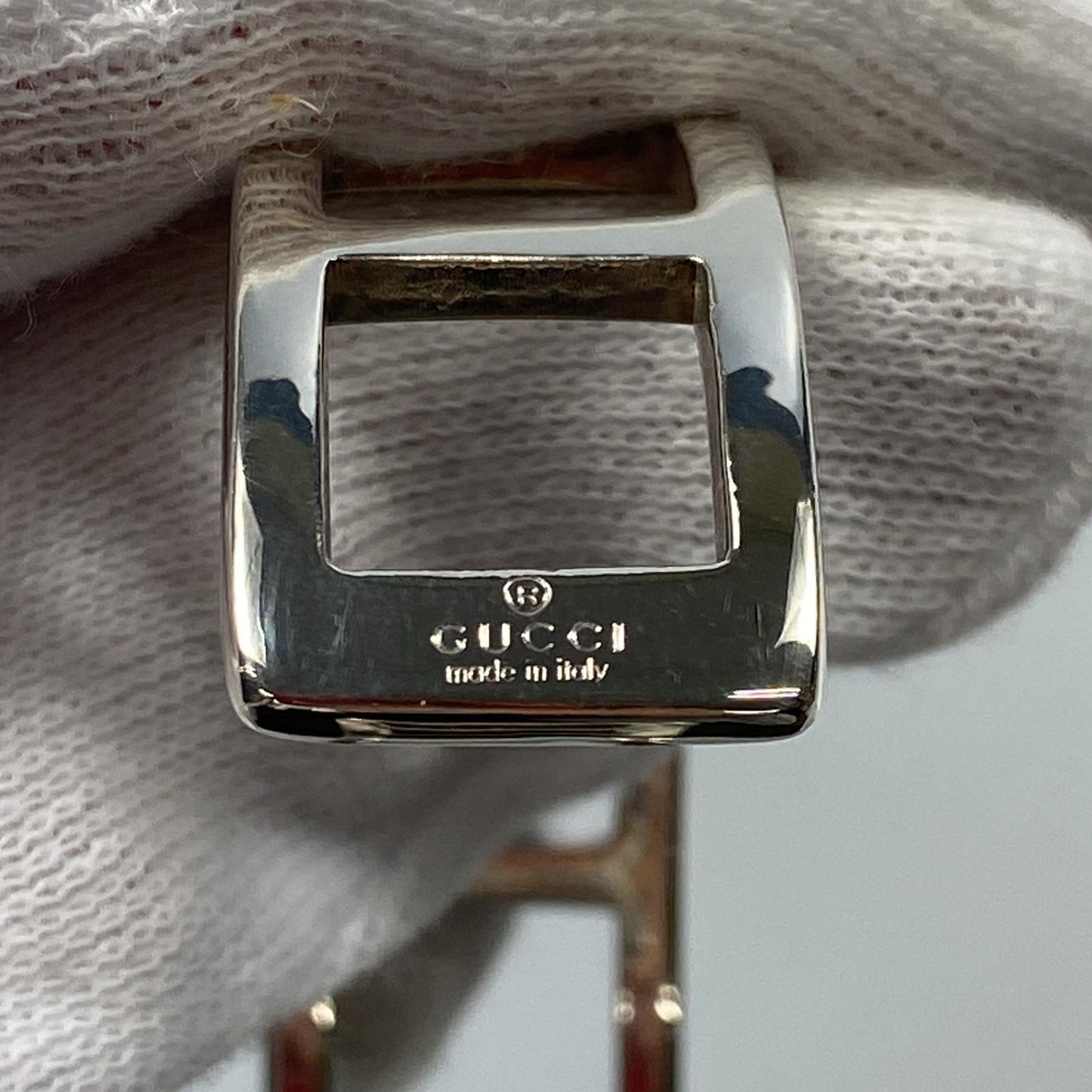 【中古】GUCCI | グッチ オープンスクエアバングル ブレスレット
