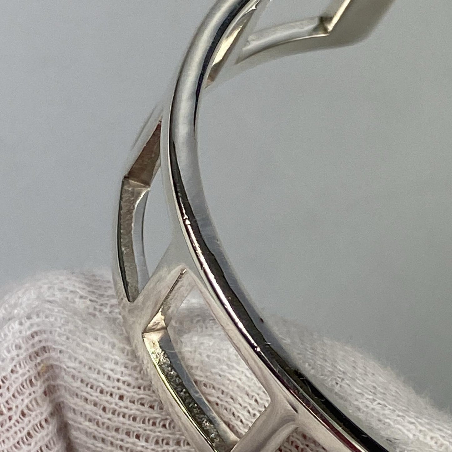 【中古】GUCCI | グッチ オープンスクエアバングル ブレスレット