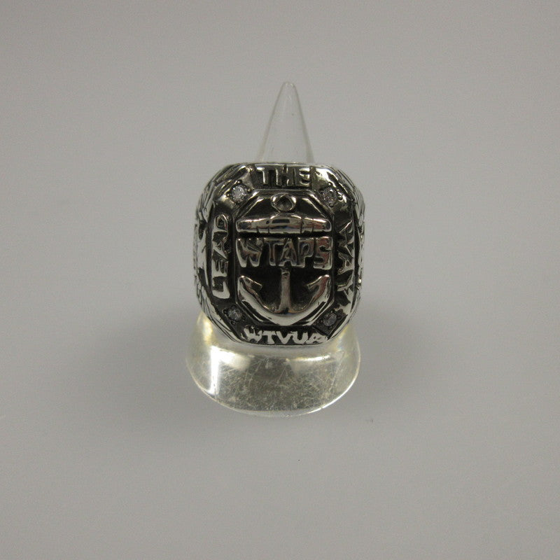 【中古】W)TAPS | ダブルタップス COLLEGE RING リング・指輪 SV950 シルバー