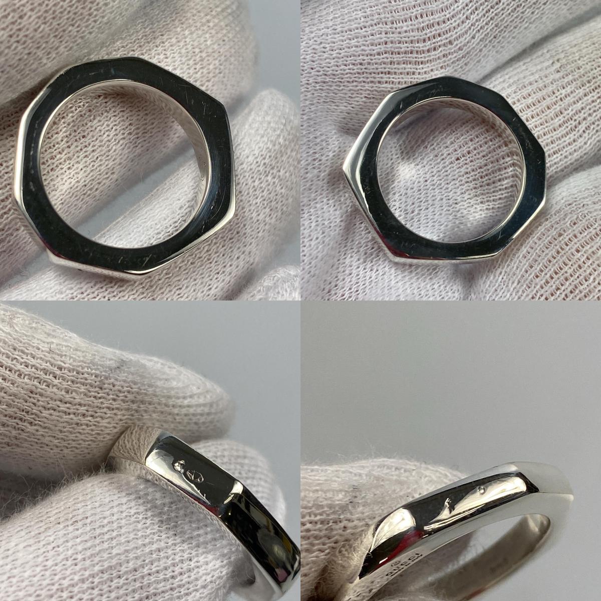 【中古】GUCCI | グッチ Hexagon Nat Ring リング・指輪