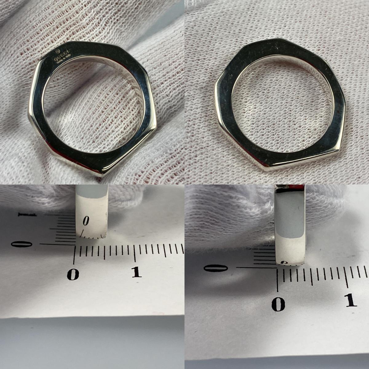 【中古】GUCCI | グッチ Hexagon Nat Ring リング・指輪