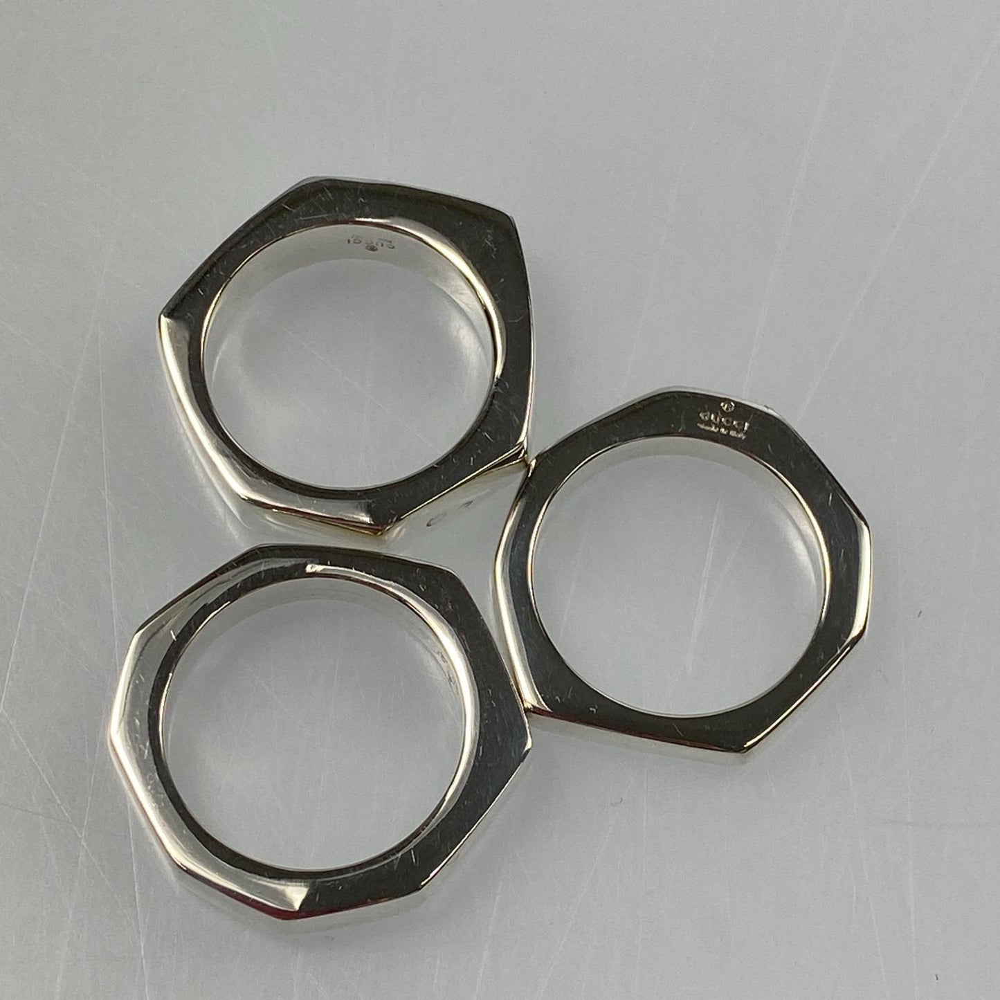 【中古】GUCCI | グッチ Hexagon Nat Ring リング・指輪