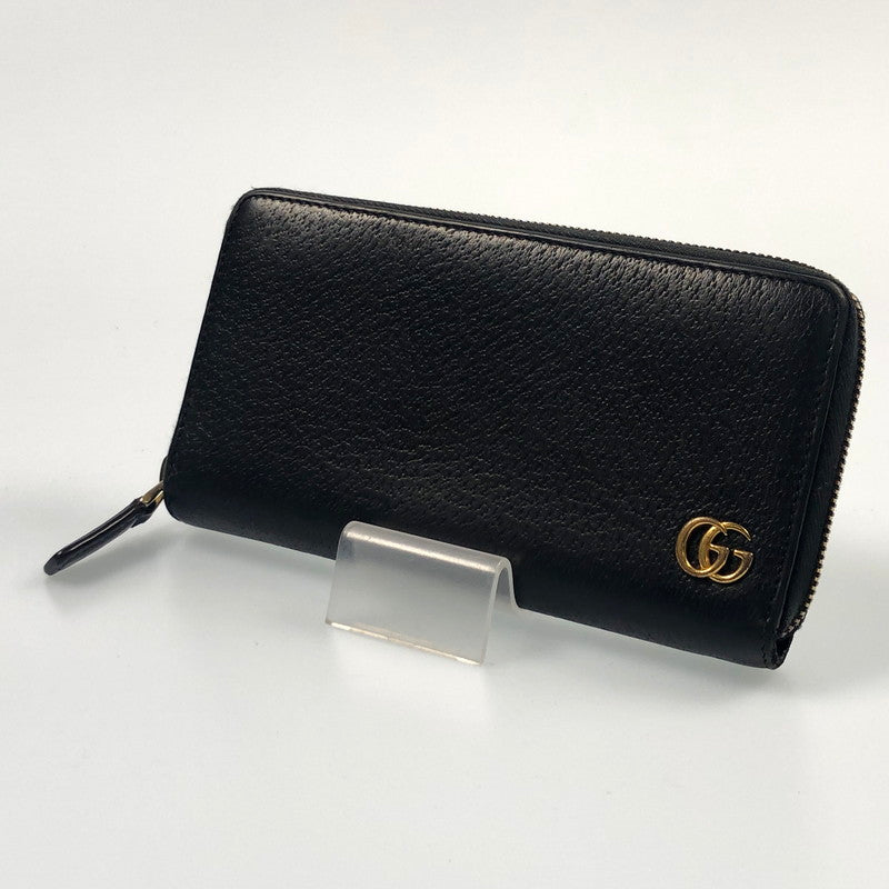 【中古】GUCCI | グッチ 長財布 428736 GGマーモント ラウンドファスナー財布