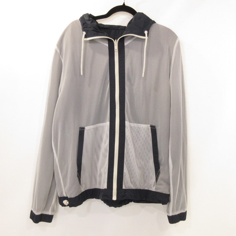 【中古】DIESEL | ディーゼル テフロン加工ブレイブマン ナイロンジャケット ネイビー サイズ:XXL