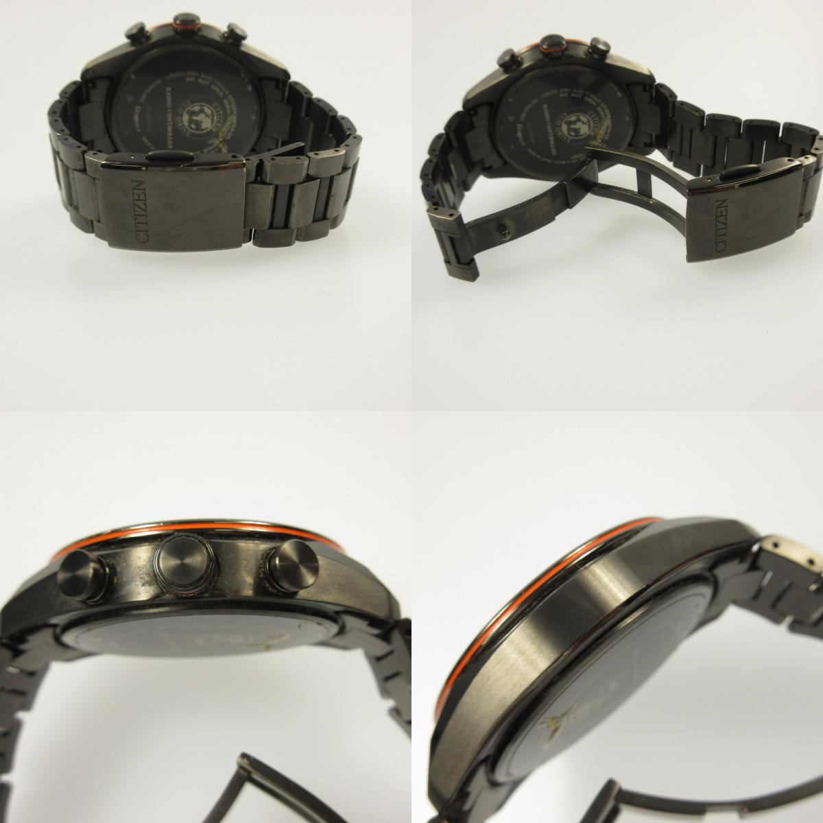 【中古】CITIZEN | シチズン ATTESA ACT LINE 腕時計 H800-T025871 アナログクォーツ ブラック
