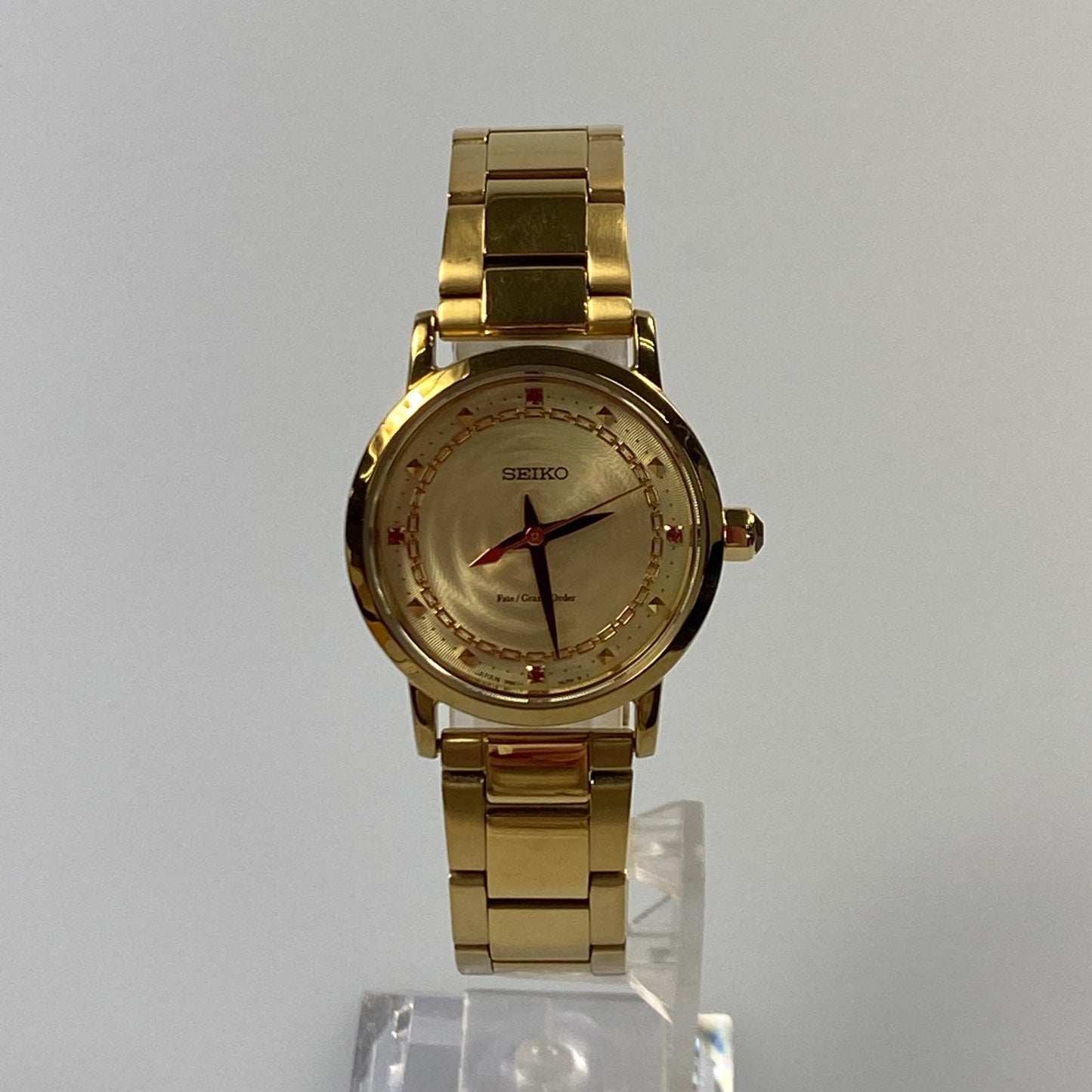 【中古】SEIKO | セイコー ギルガメッシュモデル 腕時計 7N01-HCD0 ×FATE ゴールド