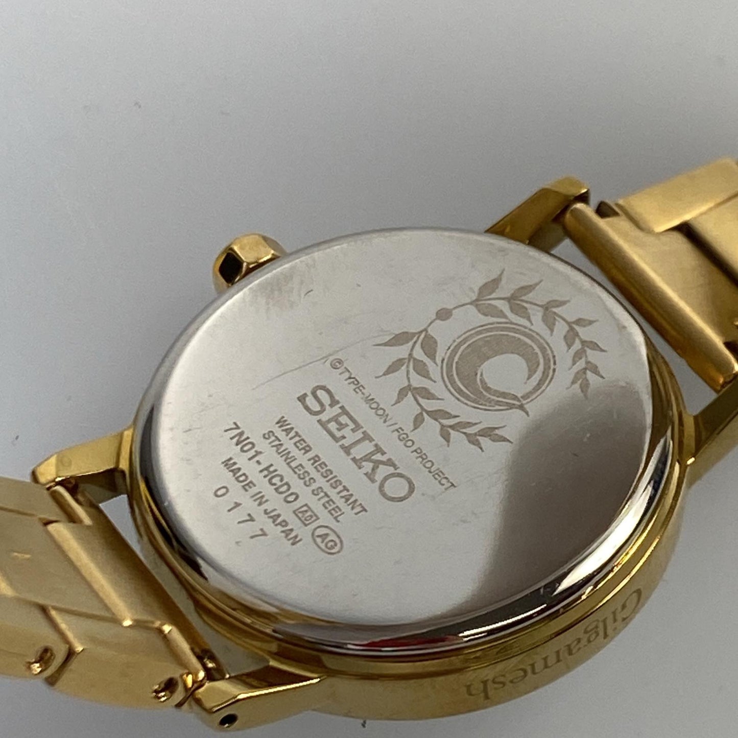 【中古】SEIKO | セイコー ギルガメッシュモデル 腕時計 7N01-HCD0 ×FATE ゴールド