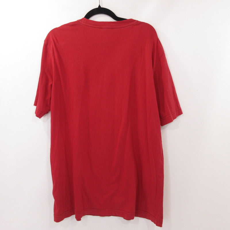 【中古】DIESEL | ディーゼル 半袖Tシャツ T-JUST-E16 レッド サイズ:L